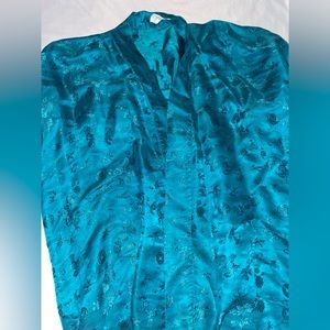 Green Silk Robe